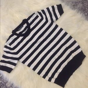 Zara knit striped sweater